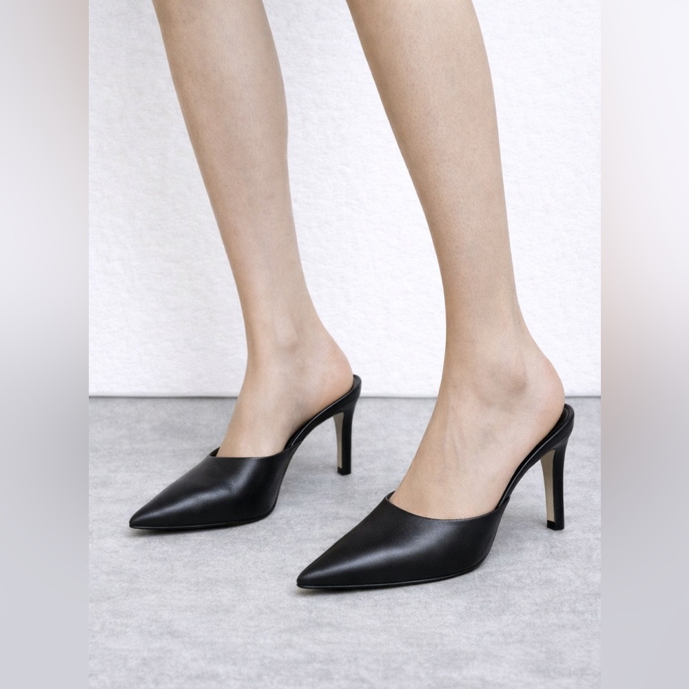 Theory designer Olivier Theyskens black high heels